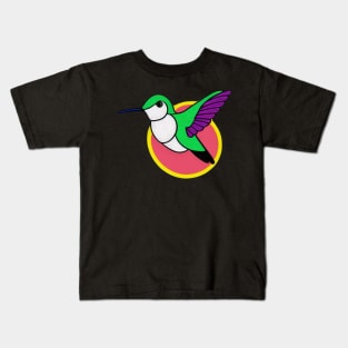 Hummingbird: Beautiful, Bright, & Colorful  | Kids T-Shirt